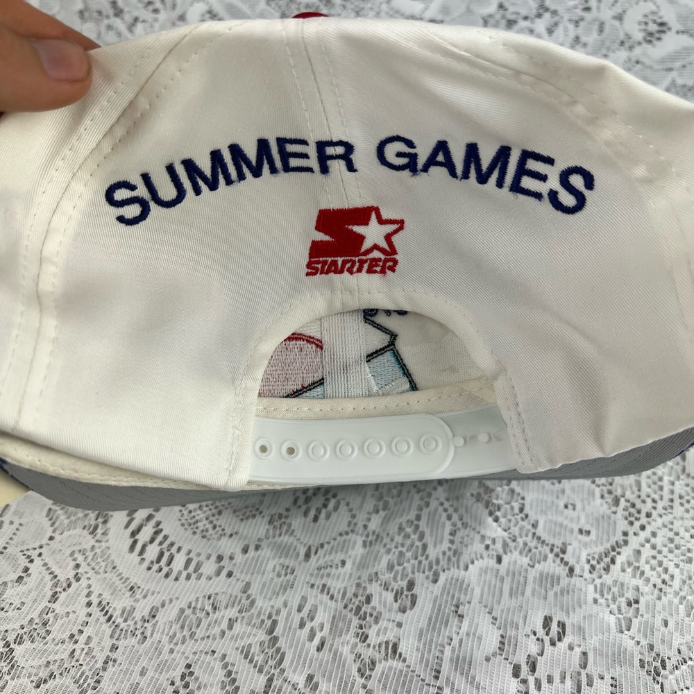 Vintage 1996 Olympics Atlanta STARTER World Flags Snapback Hat NWT Retro - Picture 5 of 8